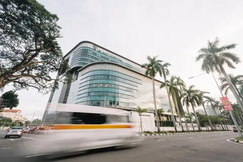 Hospital Island yang bertempat di Pulau Pinang, Malaysia, yang memenuhi keperluan pelancong kesihatan.