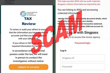 PALSU: Iras beri amaran tentang laman web palsu Iras.