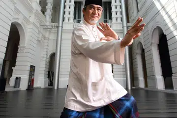 SENI TARI SEBATI DI HATI: Encik Osman Abdul Hamid, penggiat seni Melayu pertama diiktiraf dengan Pingat Kebudayaan dan Anugerah Seniman Muda selepas tiga dekad.