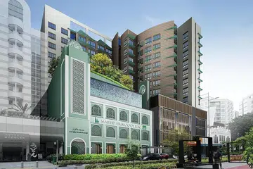INDAH DAN MENGAGUMKAN: Inilah bangunan Masjid Bencoolen yang menjanjikan pelbagai kegiatan khususnya pendidikan Islam. - Foto MASJID BENCOOLEN