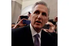 LALUAN SUKAR: Pencalonan ahli parlimen California, Encik Kevin McCarthy, yang seharusnya mewakili Parti Republikan sebagai Speaker Dewan Perwakilan, masih dibelenggu kebuntuan. - Foto AFP