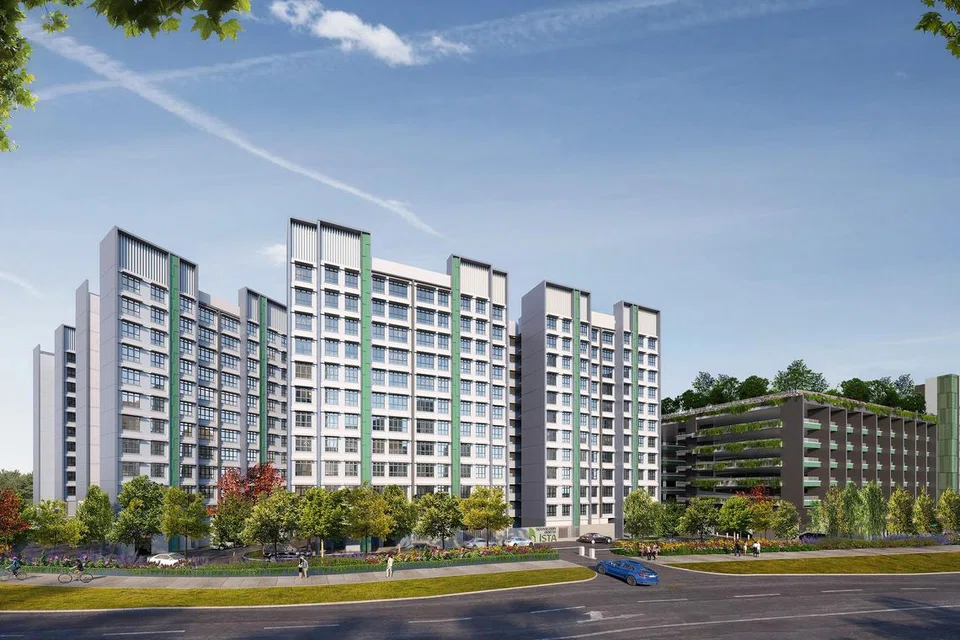DAPAT SAMBUTAN: Lakaran artis bagi projek BTO Serangoon North Vista yang mendapat sambutan dalam pelancaran BTO terkini.