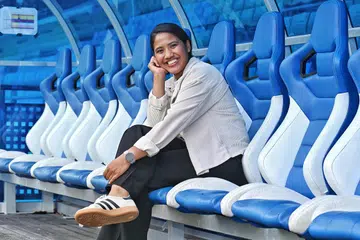 Mastura Jeilani, pengurus bola sepak, wanita, 