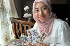 HOBI KUNJUNGI RERUAI FOTO: Cik Nur Sab’rina Nordin mula meminati kegiatan mengunjungi studio foto kendiri selepas mencubanya semasa bercuti di Korea.