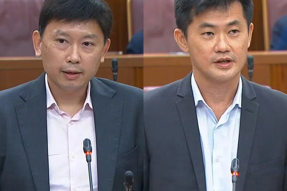 Encik Chee (kiri) dilantik sebagai Menteri Negara Kanan di Kementerian Kewangan dan akan terus berkhidmat di Kementerian Pengangkutan. Jawatan beliau di pergerakan buruh itu akan diambil alih oleh Menteri Negara (Ehwal Dalam Negeri merangkap Kemampanan dan Sekitaran), Encik Desmond Tan, yang akan melepaskan pelantikan politiknya. - Foto-foto fail