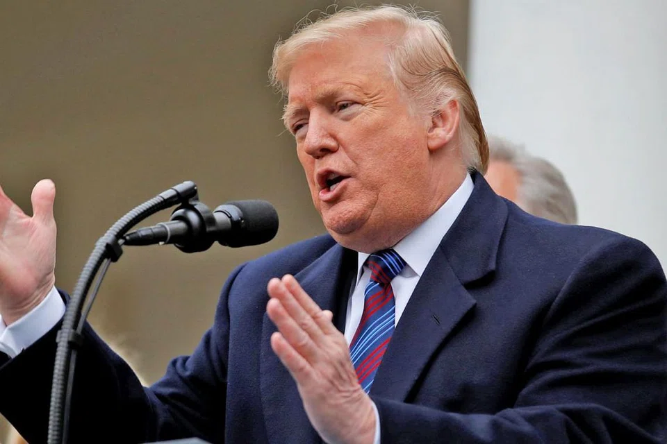 ENGGAN BERGANJAK: Presiden Amerika Syarikat, Encik Donald Trump masih menekankan permintaannya untuk memperolehi dana bagi membangun tembok di sempadan Mexico meskipun mendapat tentangan. - Foto REUTERS