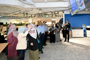 Para pengiklan mengadakan lawatan ke pejabat Berita Harian pada 4 Mac untuk mengenali lebih lanjut tawaran digital yang boleh mereka manfaatkan.