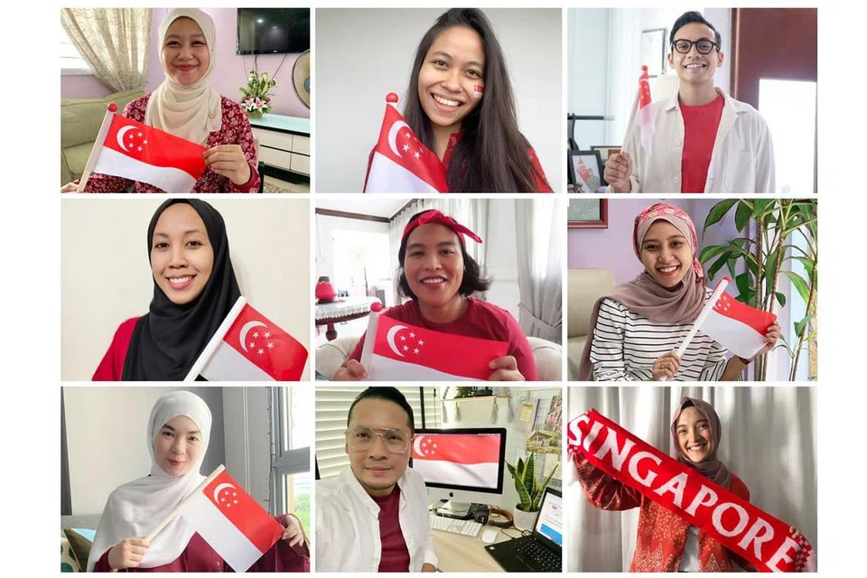 BARISAN wartawan Berita Harian yang 'turun padang' membuat liputan Perbarisan Hari Kebangsaan tahun ini. Antara mereka ialah (dari kiri, ikut putaran jam) Nur Humaira Sajat, Nur Syuhrah Hassan, Harith Redzuan Mustaffa, Nur Dhuha Esoof, Zulaiqah Abdul Rahim, Nur Fathin Awalludin, Siti Aisyah Nordin, Muhammad Fakhruradzi Ismail dan Natasha Hazirah Mustafa. - Foto BH.