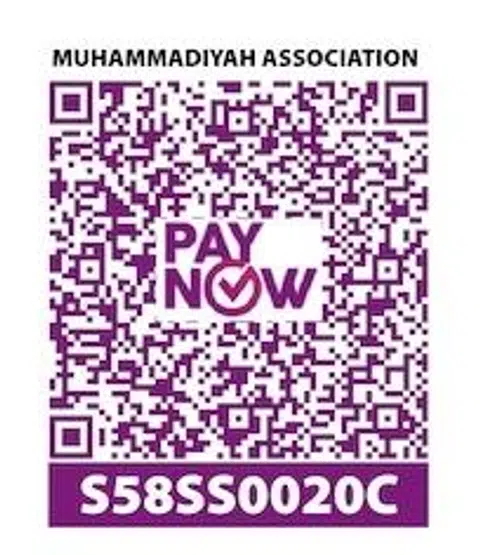 Untuk sokong Persatuan Muhammadiyah, imbas kod QR ini.