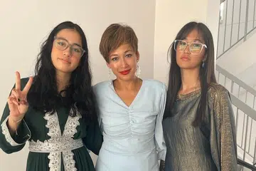 karate, Hari Raya, atlet Singapura, Marissa Hafezan, Rosmawarni Zaman Hafezan