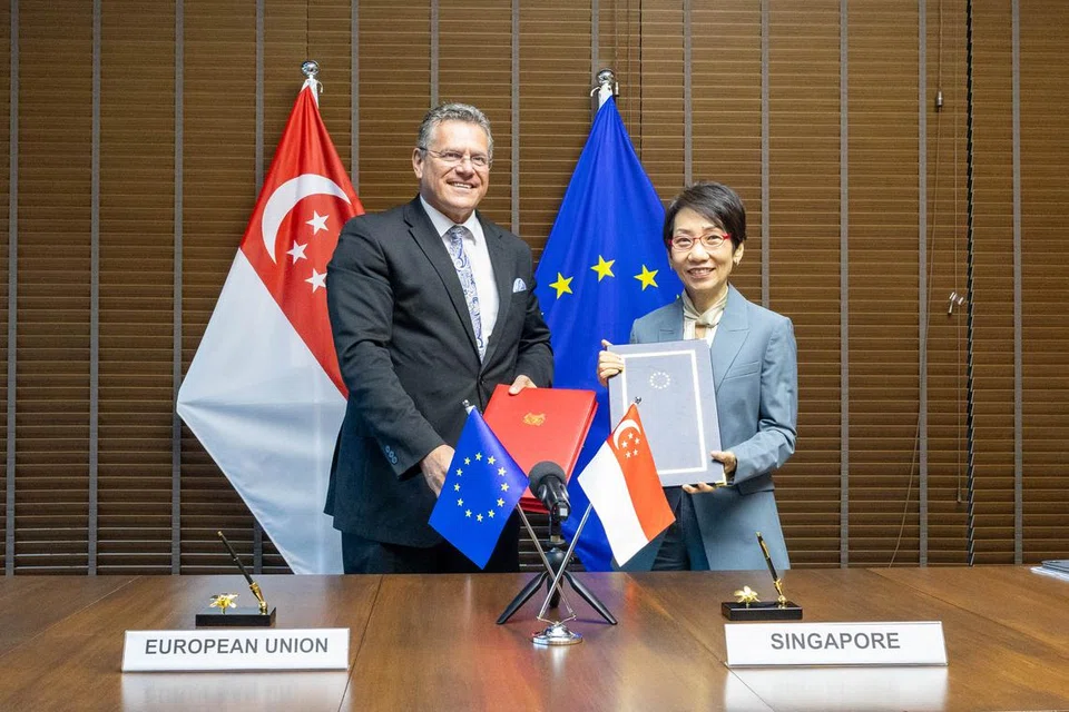 Singapore, Singapura, EU, EUSDTA, Grace Fu, Maros Sefcovic