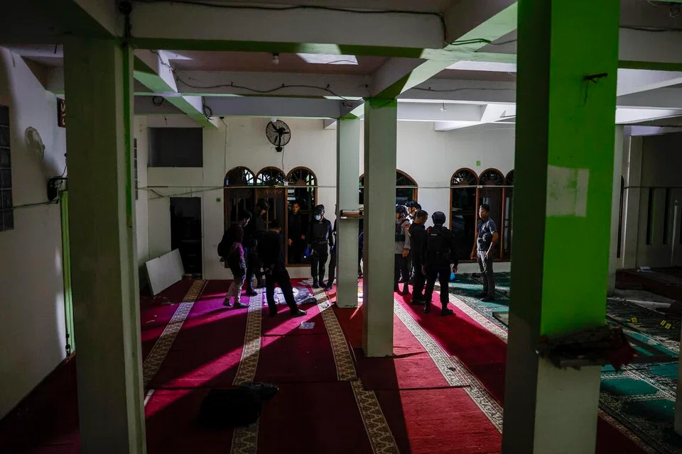 masjid, letupan, jakarta