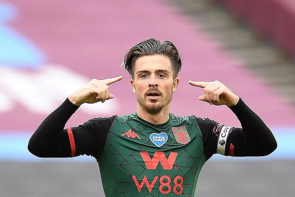 SERTAI SKUAD ENGLAND: Pemain midfied Jack Grealish telah dipanggil menyertai skuad senior England buat pertama kali. - Foto AFP