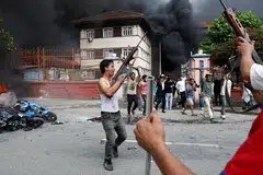 nepal, bantahan