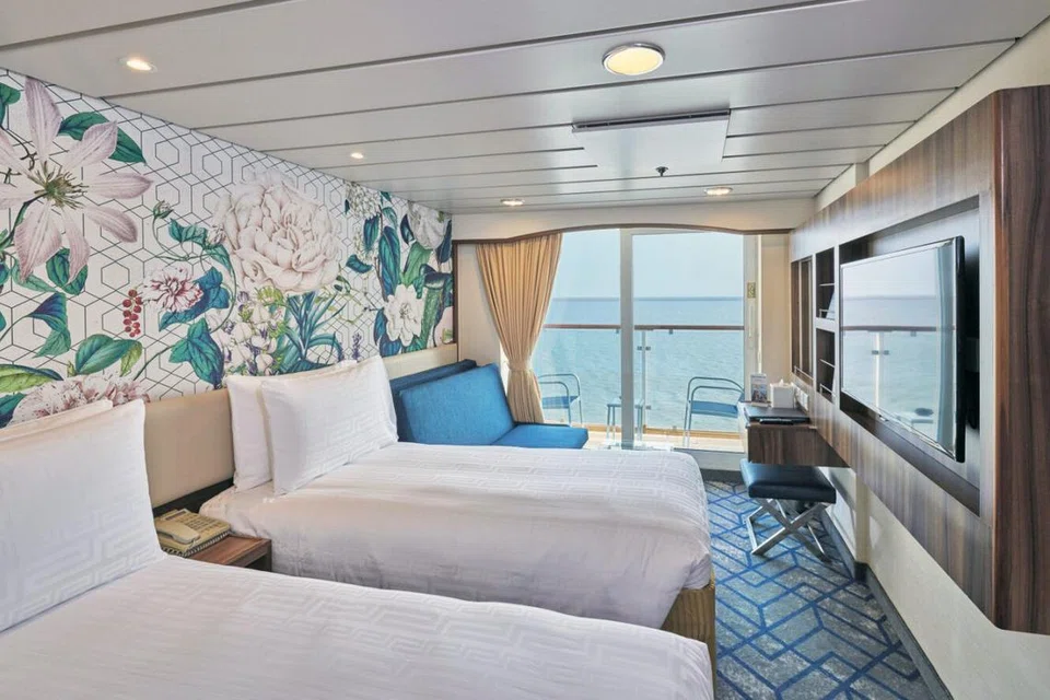 Bilik yang mempunyai pemandangan menarik dan luas menanti pengunjung di Resorts World Cruises (RWC). 