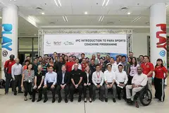 KERJASAMA ANTARABANGSA: Jawatankuasa Paralimpik Antarabangsa (IPC) dengan Sport Singapore (SportSG) telah melancarkan kerjasama yang bertujuan memberi rangsangan kepada keupayaan dan tahap profesionalisme Sukan Paralimpik di Singapura dan di rantau ini. - Foto SPORT SINGAPORE