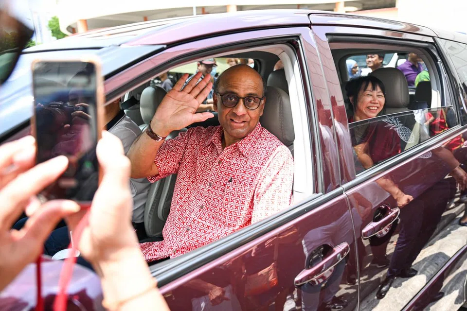 MANDAT KUKUH: Encik Tharman selaku Presiden Yang Dipilih dengan mandat kukuh diberikan oleh rakyat Singapura.  