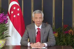 USAHA PERANGI KENCING MANIS: Perdana Menteri Lee Hsien Loong membentangkan usaha Singapura memerangi kencing manis dalam satu ucapan video di pelancaran Perjanjian Diabetes Global oleh Pertubuhan Kesihatan Sedunia (WHO) pada 14 April lalu. - Foto tangkap layar YOUTUBE