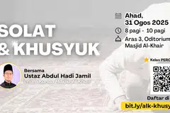 masjid al-khair, ustaz abdul hadi jamil, khusyuk solat