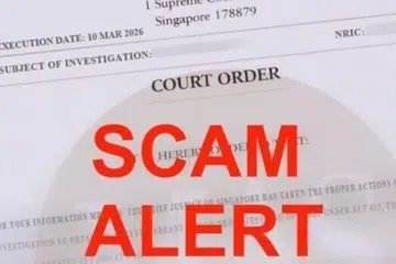 mahkamah s’pura, perintah mahkamah, scam