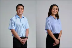 Encik Andre Low (kiri) dan Cik Eileen Chong dari Parti Pekerja (WP) akan mengambil kerusi Anggota Parlimen Tanpa Kawasan Undi (NCMP) pada penggal ke-15 Parlimen, menjadikan jumlah Anggota Parlimen (AP) WP kepada 12 orang.