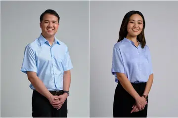 Encik Andre Low (kiri) dan Cik Eileen Chong dari Parti Pekerja (WP) akan mengambil kerusi Anggota Parlimen Tanpa Kawasan Undi (NCMP) pada penggal ke-15 Parlimen, menjadikan jumlah Anggota Parlimen (AP) WP kepada 12 orang.