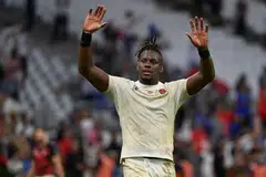 REBUT PELUANG: Pemain ragbi pasukan England, Maro Itoje, menyifatkan perlawanan dengan Afrika Selatan pada separuh akhir Ragbi Piala Dunia pada Sabtu sebagai peluang yang tidak boleh disia-siakan oleh pasukannya untuk menumpaskan Afrika Selatan.