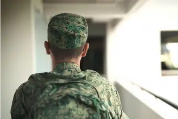 PENGHARGAAN BAGI NSMEN: Tangkap layar daripada video 'We Support NS' ini merupakan sebahagian usaha Kementerian Pertahanan merakamkan penghargaan kepada NSmen daripada SAF dan Home Team. 