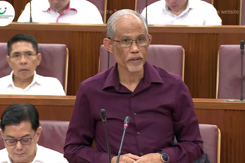Menteri Bertanggungjawab bagi Ehwal Masyarakat Islam, Encik Masagos Zulkifli Masagos Mohamad, ketika perbahasan pindaan Rang Undang-Undang Akta Pentadbiran Hukum Islam (Amla) di Parlimen pada 5 Februari.