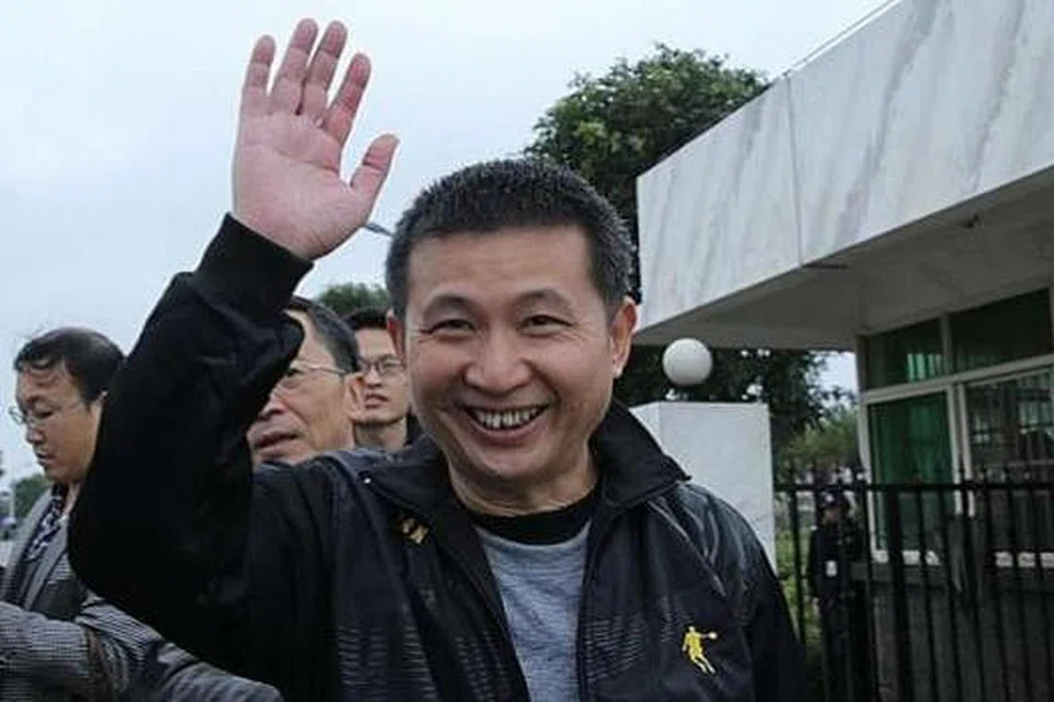Encik Chen selepas dibebaskan dari penjara di Hainan, setelah didapati tidak bersalah melakukan pembunuhan kerana tidak cukup bukti. Gambar CHINA FOTO PRESS