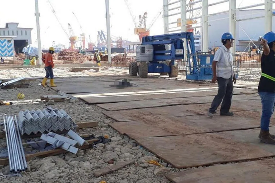 Warga Thai 49 tahun meninggal dunia petang semalam. Foto: FACEBOOK/SAFETY WATCH - SG