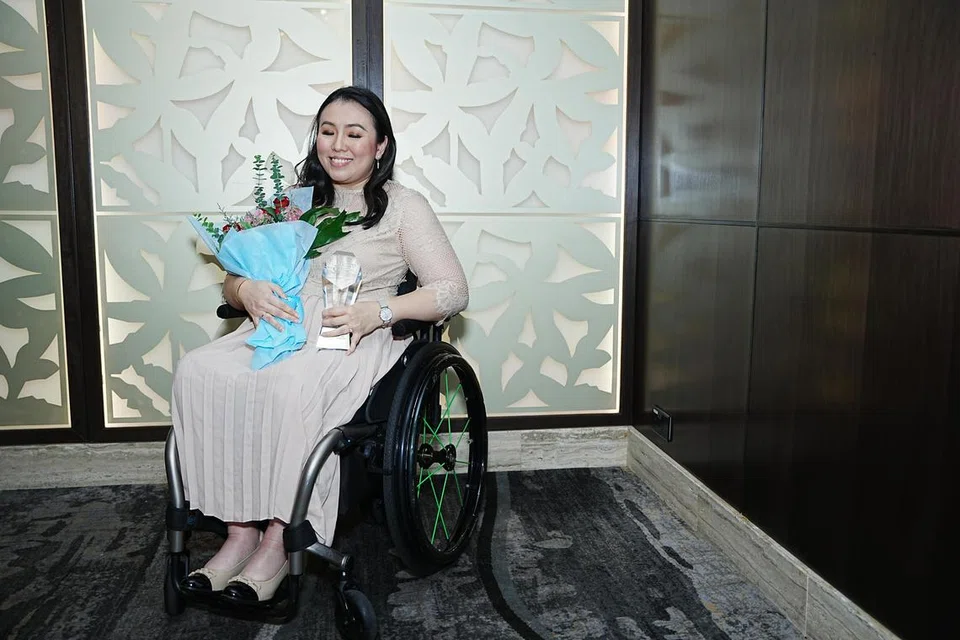 Cik Jean Ling Ching Yee, pemenang Anugerah Ibu Teladan Muda ke-31 anjuran Jamiyah Singapura.