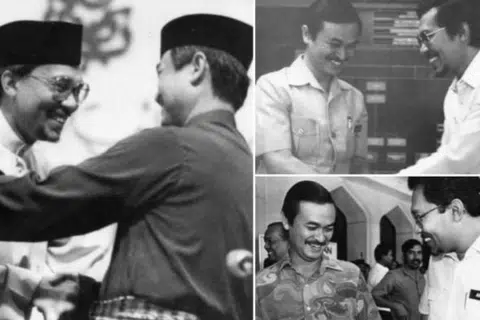 Perdana Menteri Malaysia, Datuk Seri Anwar Ibrahim, berkongsi gambar kenangan beliau bersama Allahyarham Tun Abdullah Ahmad Badawi, atau turut dikenali sebagai ‘Pak Lah’, yang meninggal dunia pada 14 April. Gambar itu dimuat naik ke akaun media sosial Datuk Anwar.