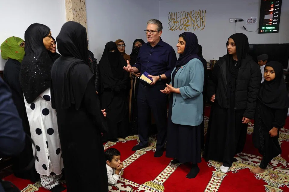perdana menteri britain, Keir Starmer, Cik Shabana Mohmood, peacehaven mosque