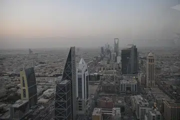 SIDANG PUNCAK ASEAN-GCC: Pemandangan bandar Riyadh dari Menara Faisaliah. Sidang Puncak Asean-GCC pertama akan berlangsung di ibu kota Arab Saudi ini pada Jumaat, 20 Oktober 2023.