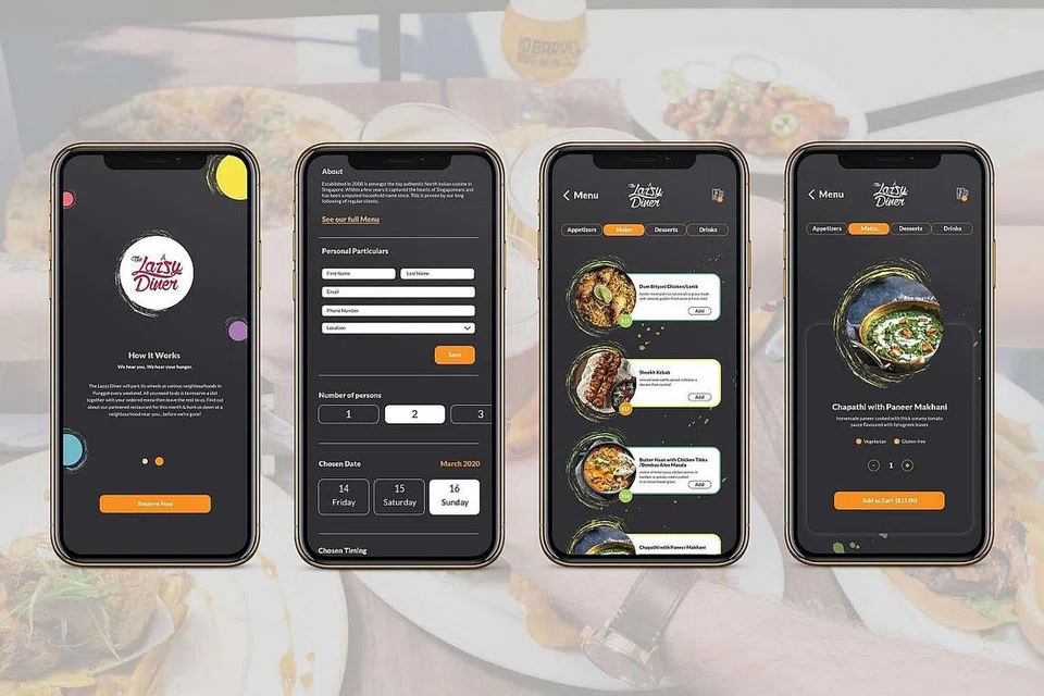 PUPUK SEMANGAT MASYARAKAT: Cik Nurul Iffah Hamad, 22 tahun, mereka projek yang dinamakan 'The Lazzy Diner' yang bertujuan menyediakan satu lagi tempat makanan alternatif bagi penduduk di Punggol dengan berkonsepkan sebuah food-truck dan dilengkapi sebuah aplikasi. - Foto ENCIK HAKIM NORMAN HASSAN