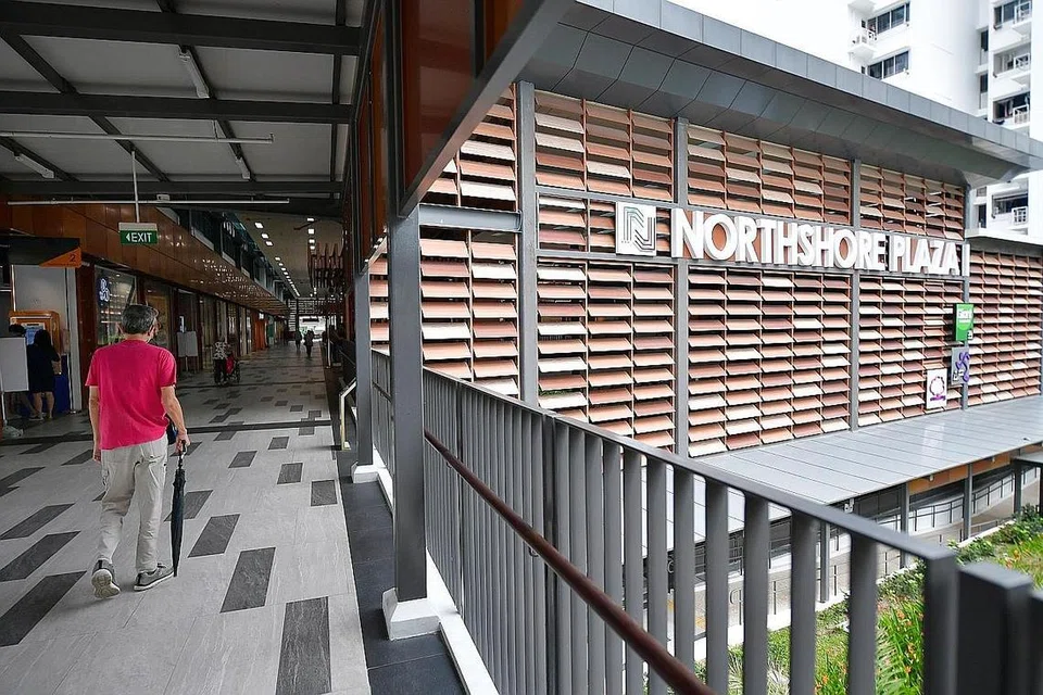 AKSES LEBIH BAIK: Pusat beli-belah HDB, Northshore Plaza, yang terletak di Punggol Promenade Punggol Point Walk, merangkumi dua blok yang disambung oleh sebuah jambatan. Daerah kejiranan itu telah diiktiraf kerana menyediakan sekitaran mampan yang bermutu bagi penduduk untuk menetap, belajar, bekerja dan beriadah. - HDB