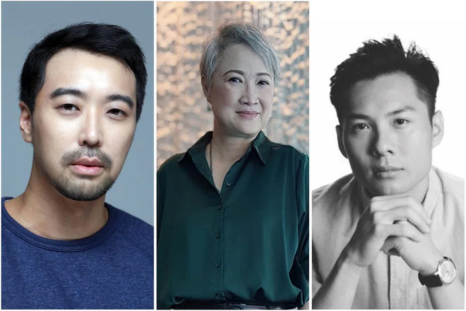 ILHAM TERCETUS DARI K-DRAMA: (Dari kiri) Filem Ajooma yang bakal ditayangkan merupakan arahan He Shuming dan dibintangi Hong Huifang serta diterbitkan Anthony Chen. - Foto-foto GIRAFFE PICTURES