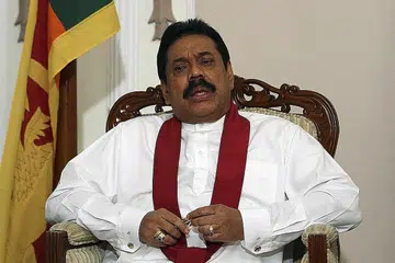 ENCIK MAHINDA RAJAPAKSA - Foto-foto AFP, REUTERS