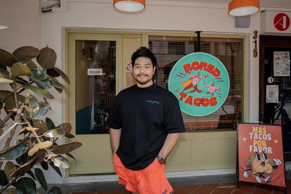 Pengasas tempat Mexico terbaru, Bored Tacos, Encik Ahmad Adam, yang juga pengasas bagi sebuah kafe ‘bagel’ halal, Wooly’s Bagel. 