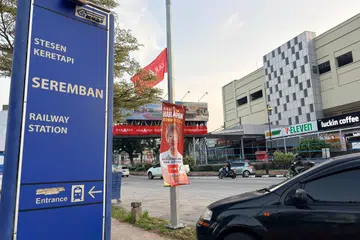 Stesen Keretapi Seremban di Negeri Sembilan sibuk dengan ribuan penumpang setiap hari.