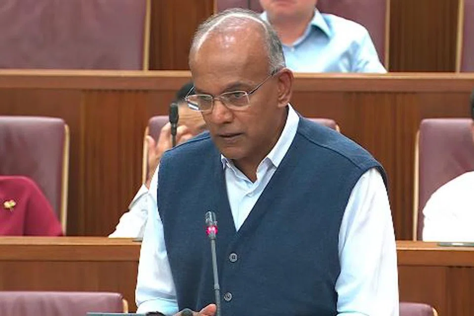 Menteri Ehwal Dalam Negeri merangkap Undang-Undang, Encik K. Shanmugam, menyampaikan Kenyataan Menteri mengenai dasar kawalan dadah kebangsaan Singapura di Parlimen pada 8 Mei.