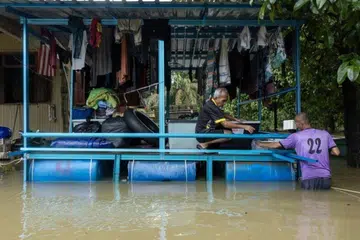 Banjir, M’sia, amaran ribut tropika