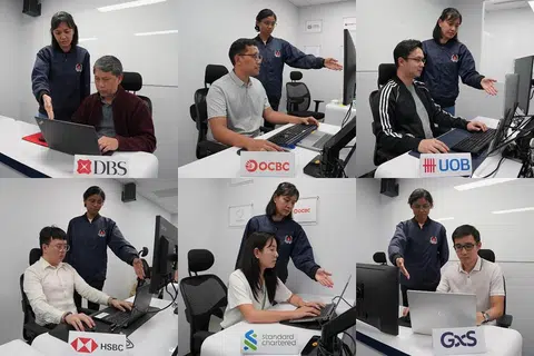 HASIL KERJASAMA: Pihak polis dan bank bekerjasama memberi bantuan dan mengelakkan lebih ramai orang daripada menjadi mangsa penipuan.