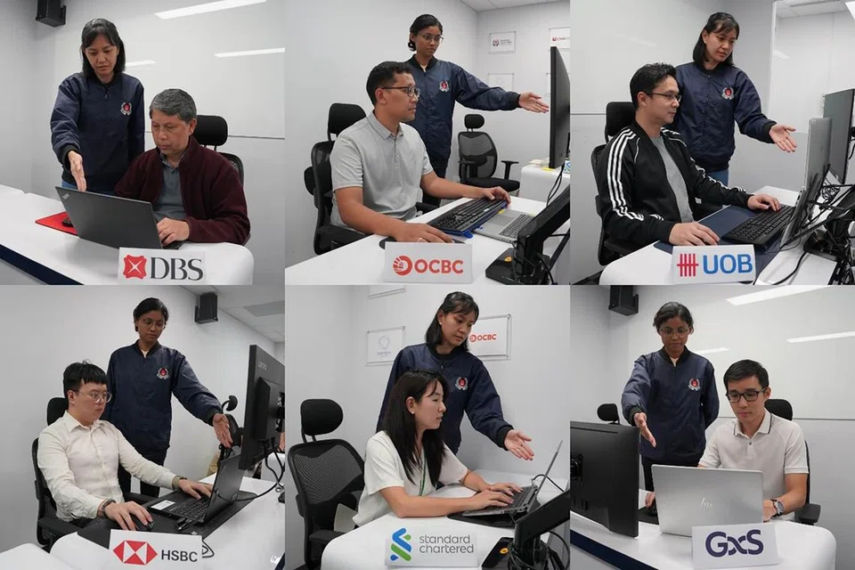 HASIL KERJASAMA: Pihak polis dan bank bekerjasama memberi bantuan dan mengelakkan lebih ramai orang daripada menjadi mangsa penipuan.