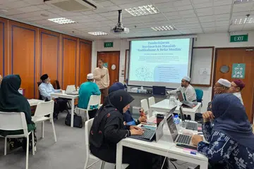Seramai 22 asatizah daripada Institut Pengajian Islam Pergas (IPIP) mengikuti latihan intensif bersama Fakulti Sains Pendidikan dan Teknologi, Universiti Teknologi Malaysia (UTM), bagi memperkukuh kaedah serta strategi pengajaran dan pembelajaran.