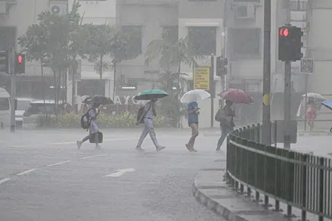Khidmat Kaji Cuaca Singapura (MSS) meramalkan hujan petir di beberapa kawasan pada sebelah petang sepanjang separuh pertama Mei.
