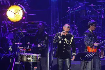 PENCIPTA TREND: Zainal Abidin Mohamad yang disifatkan sebagai pengorak langkah baru dalam menggayakan fesyen jejaka ranggi serta menjana karya muzik dunia tentang sekitaran dan nilai kemanusiaan turut menghiburkan ramai dengan lawak selambanya. - Foto FARAH REZAL