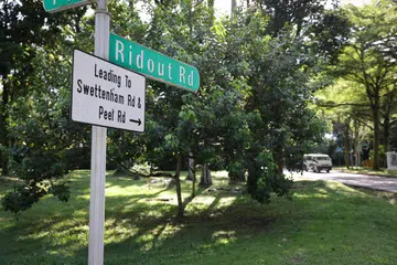 Gambar umum di Ridout Road.