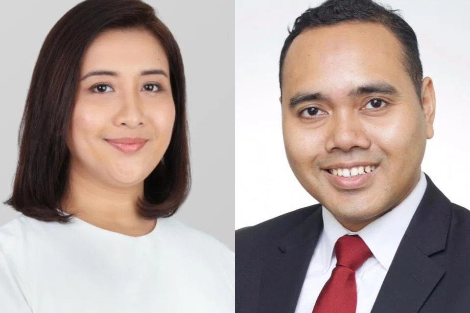 ANGGOTA PARLIMEN (AP) CIK NADIA AHMAD SAMDIN (GRC ANG MO KIO) DAN AP ENCIK ZHULKARNAIN ABDUL RAHIM (GRC CHUA CHU KANG).